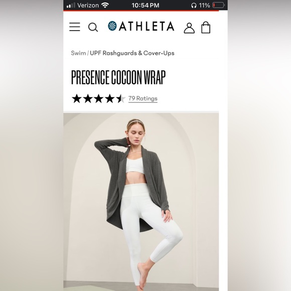 Athleta wrap in maroon size XSP - like new - worn minimally - Picture 15 of 15